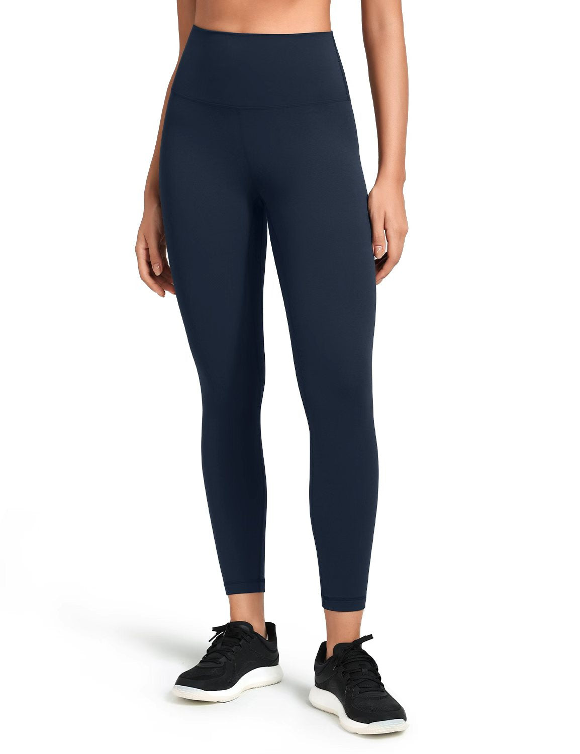HeyNuts Workout Pro Leggings, 7/8 High Waisted Compression Gym Tummy Control Athletic Yoga Pants 25"