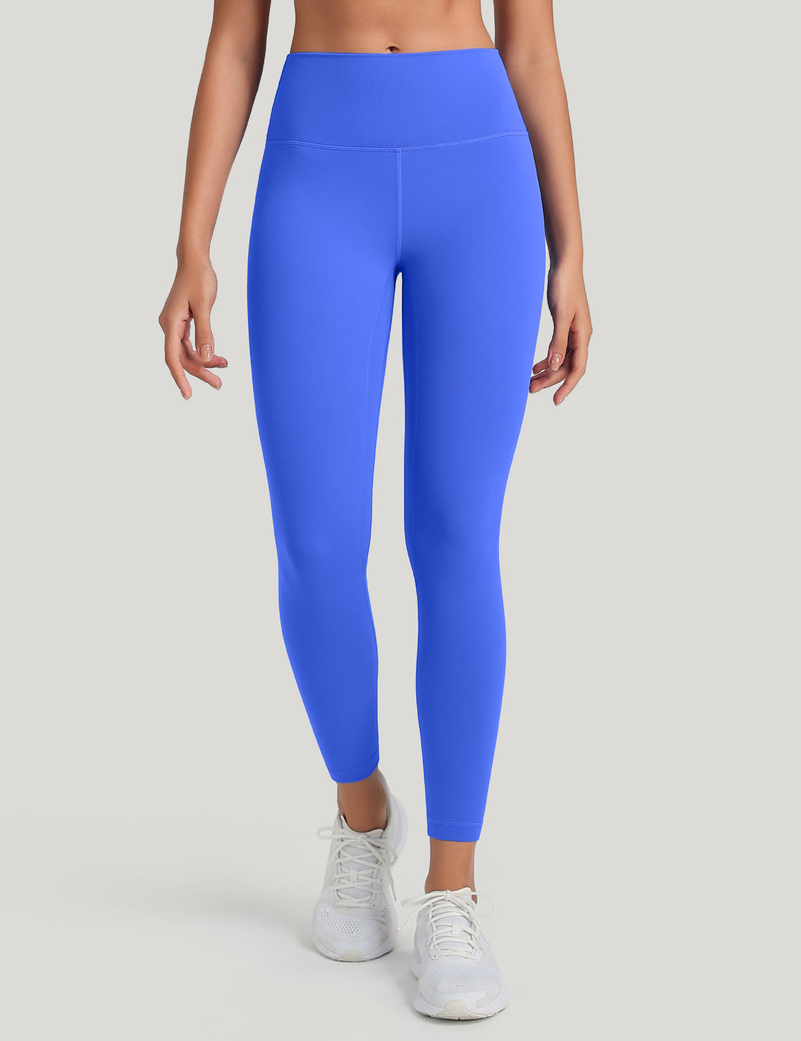 HeyNuts Workout Pro Leggings, 7/8 High Waisted Compression Gym Tummy Control Athletic Yoga Pants 25"