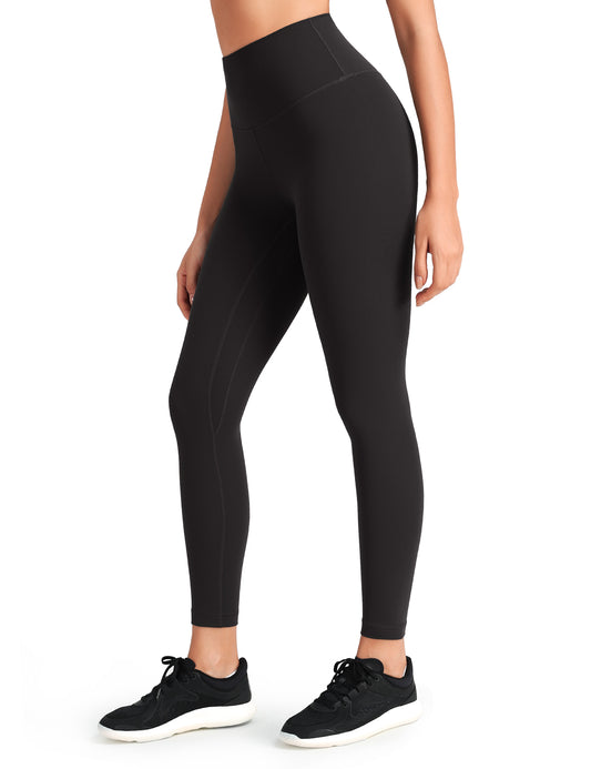 HeyNuts Workout Pro Leggings, 7/8 High Waisted Compression Gym Tummy Control Athletic Yoga Pants 25"