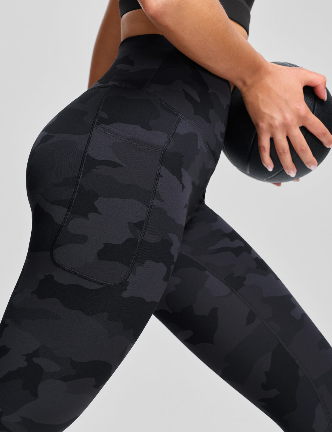 Pockets leggings Lava Cake Grid