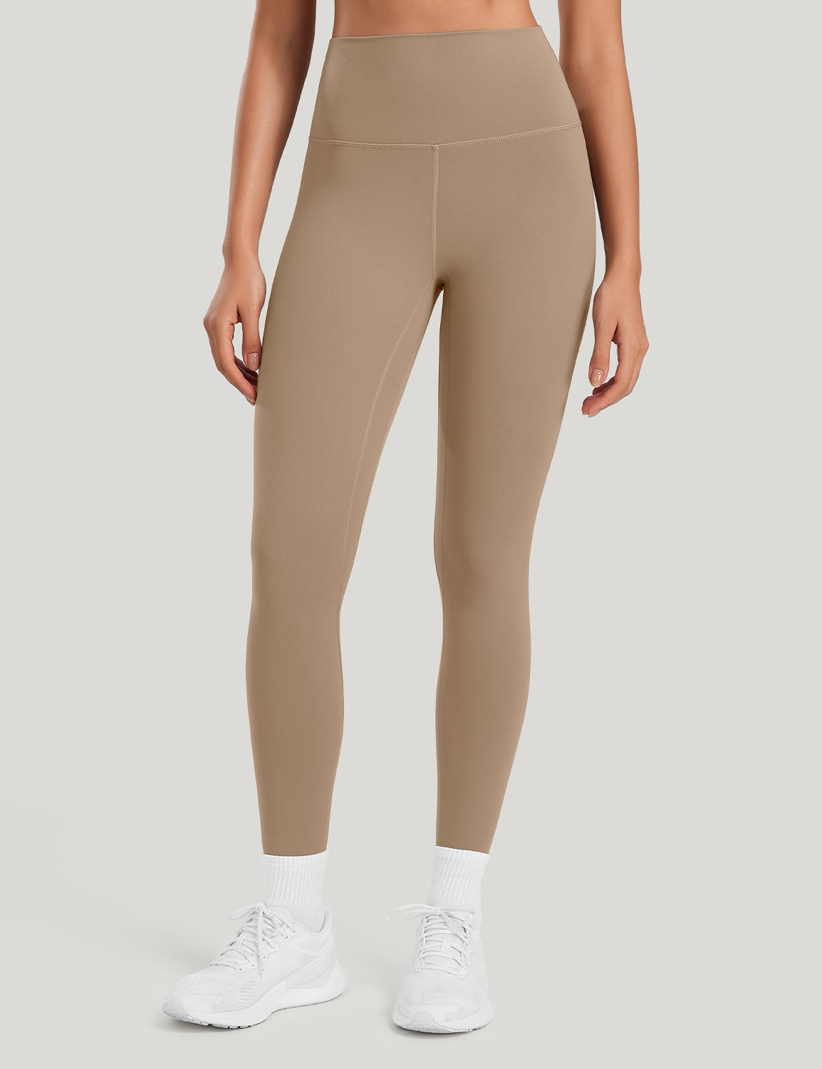 HeyNuts Workout Pro Leggings, 7/8 High Waisted Compression Gym Tummy Control Athletic Yoga Pants 25"