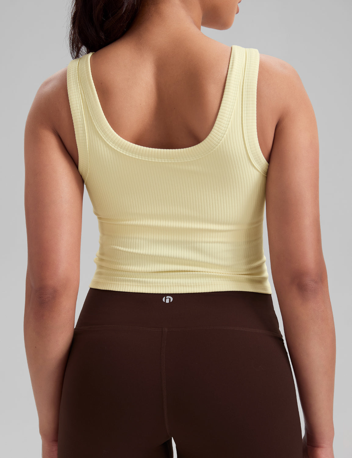 U Back Ribbed Longline Bras, A-D Cups