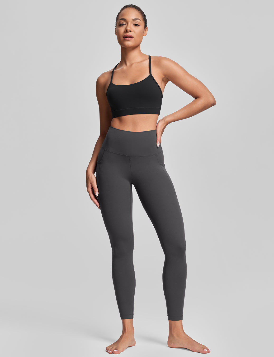 Pockets leggings Java Coffee