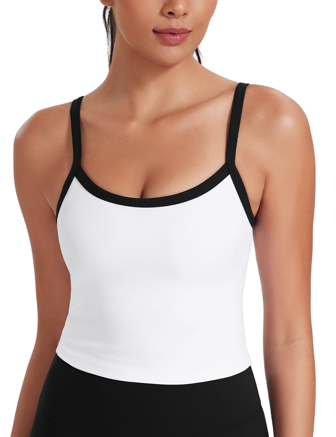 Sports Bra White/ Black