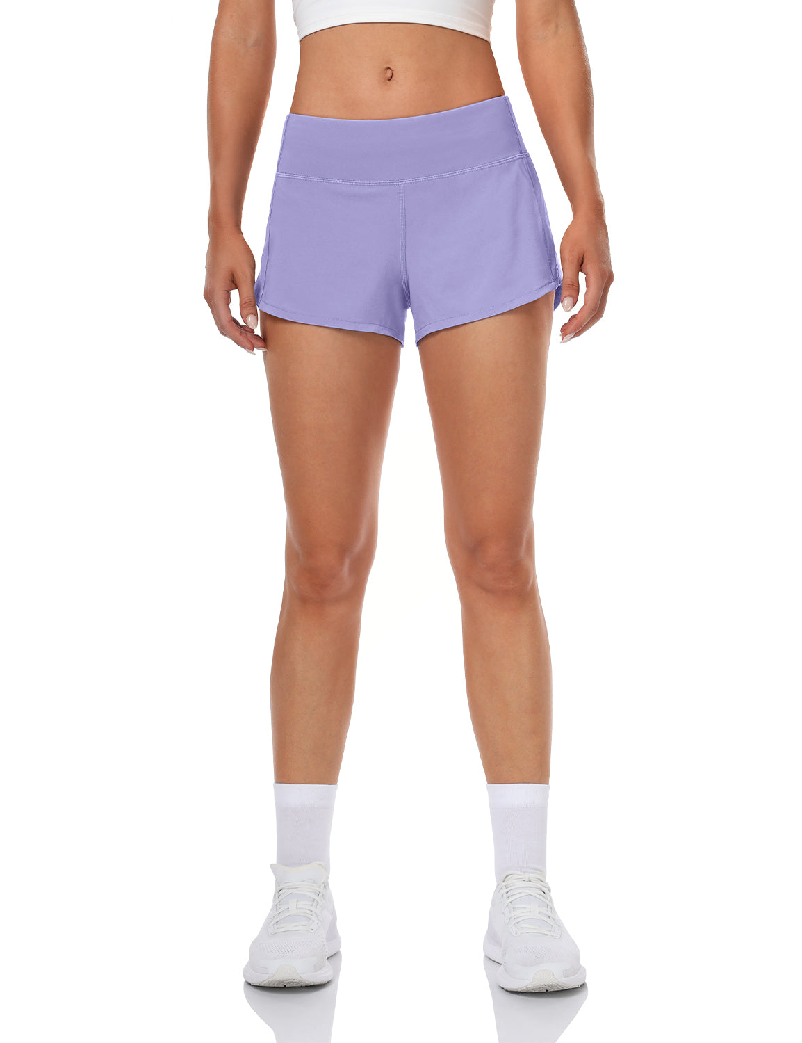 Running Shorts Dark Lavender