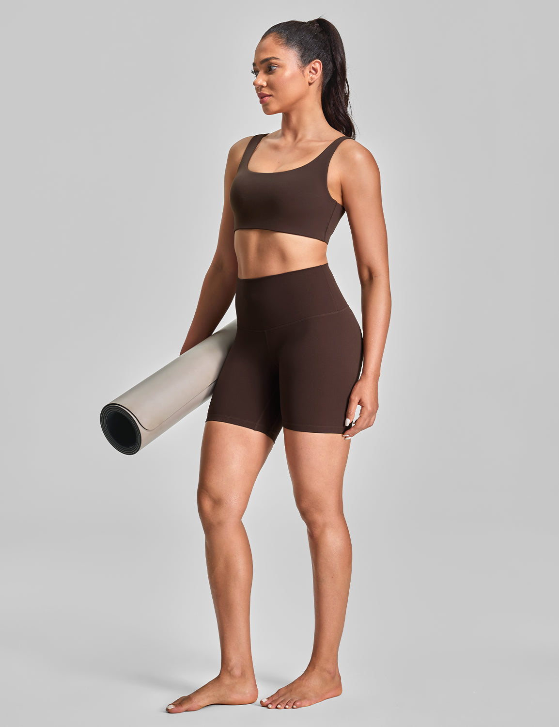 Athletic Shorts Vintage Desert Rose Grid