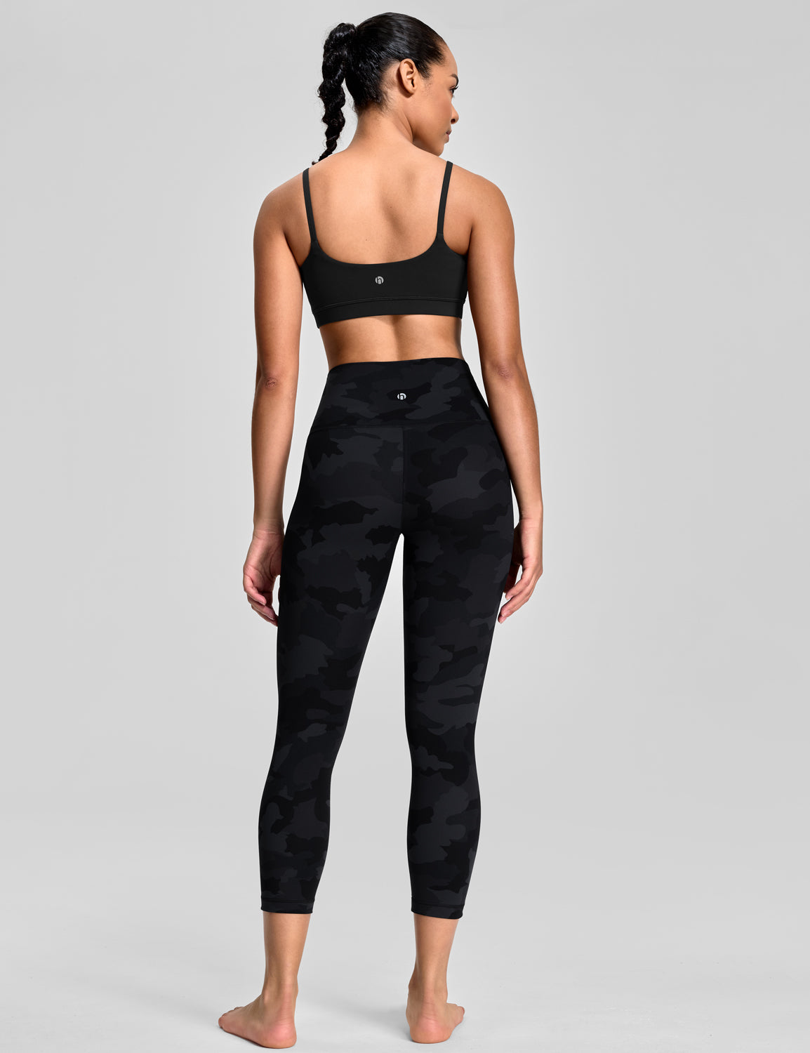 Yoga Leggings Lava Cake Grid