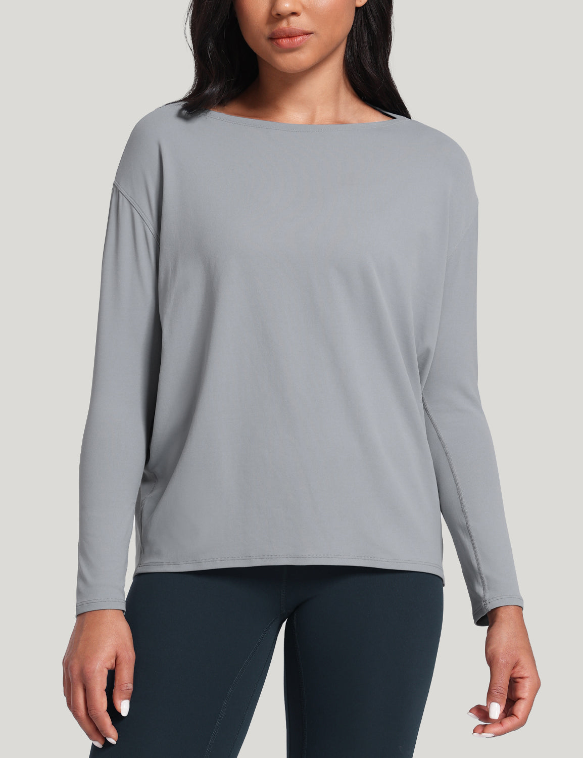 boat neck short long sleeve shirts