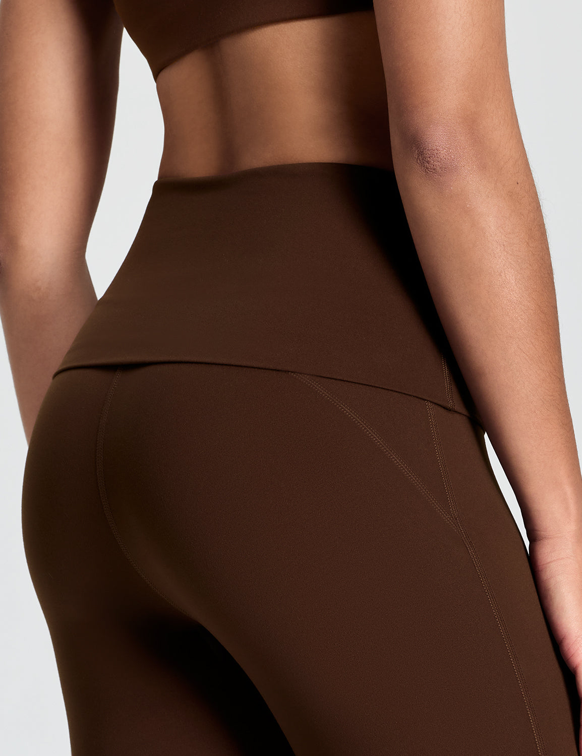 Mellow Foldover-Waist Flared Leggings 32.5"