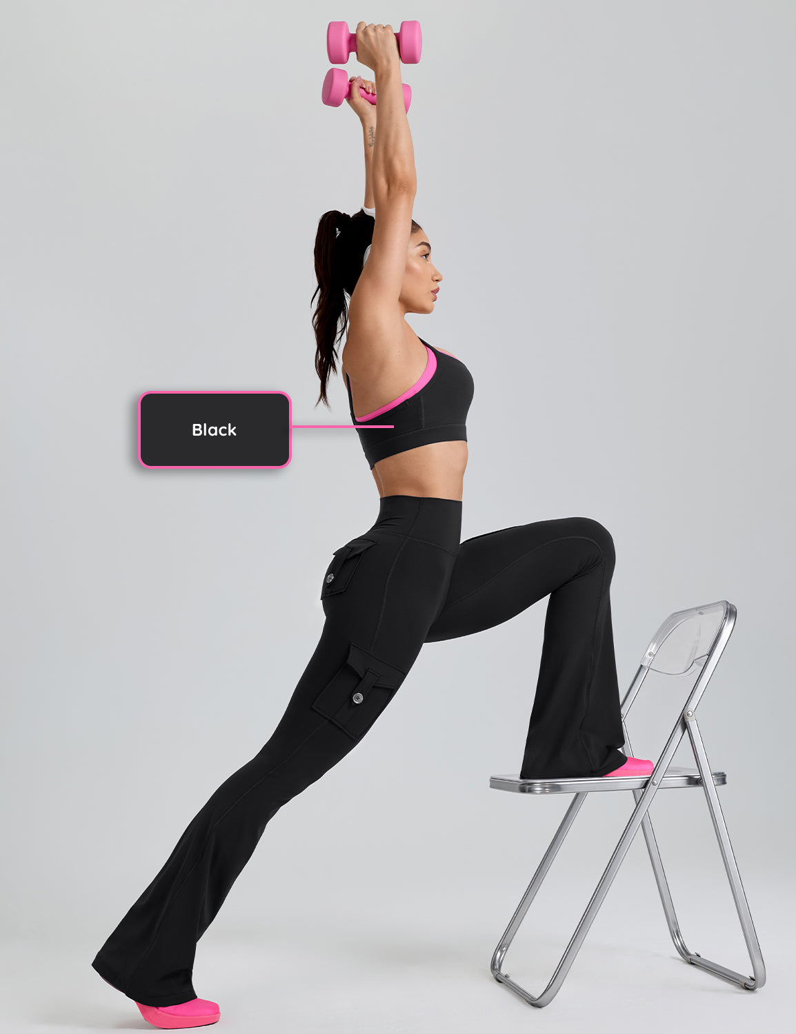 Flare Leggings Black