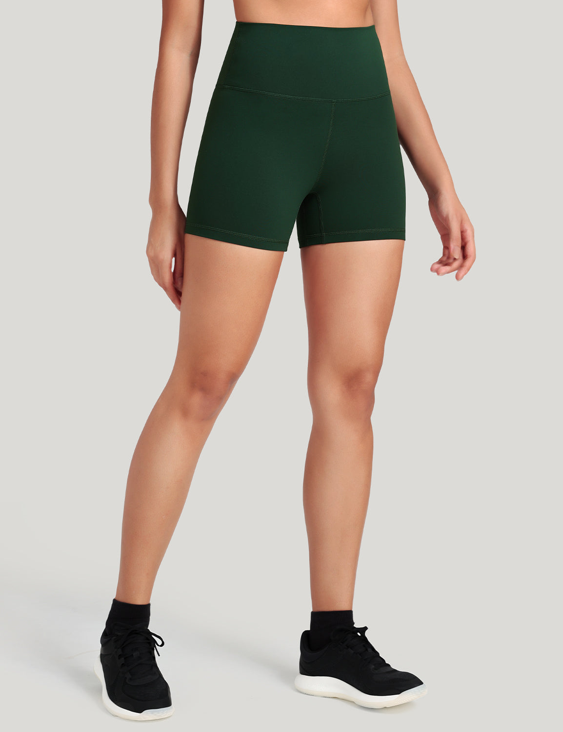 workout pro 4inch biker shorts Vintage Green