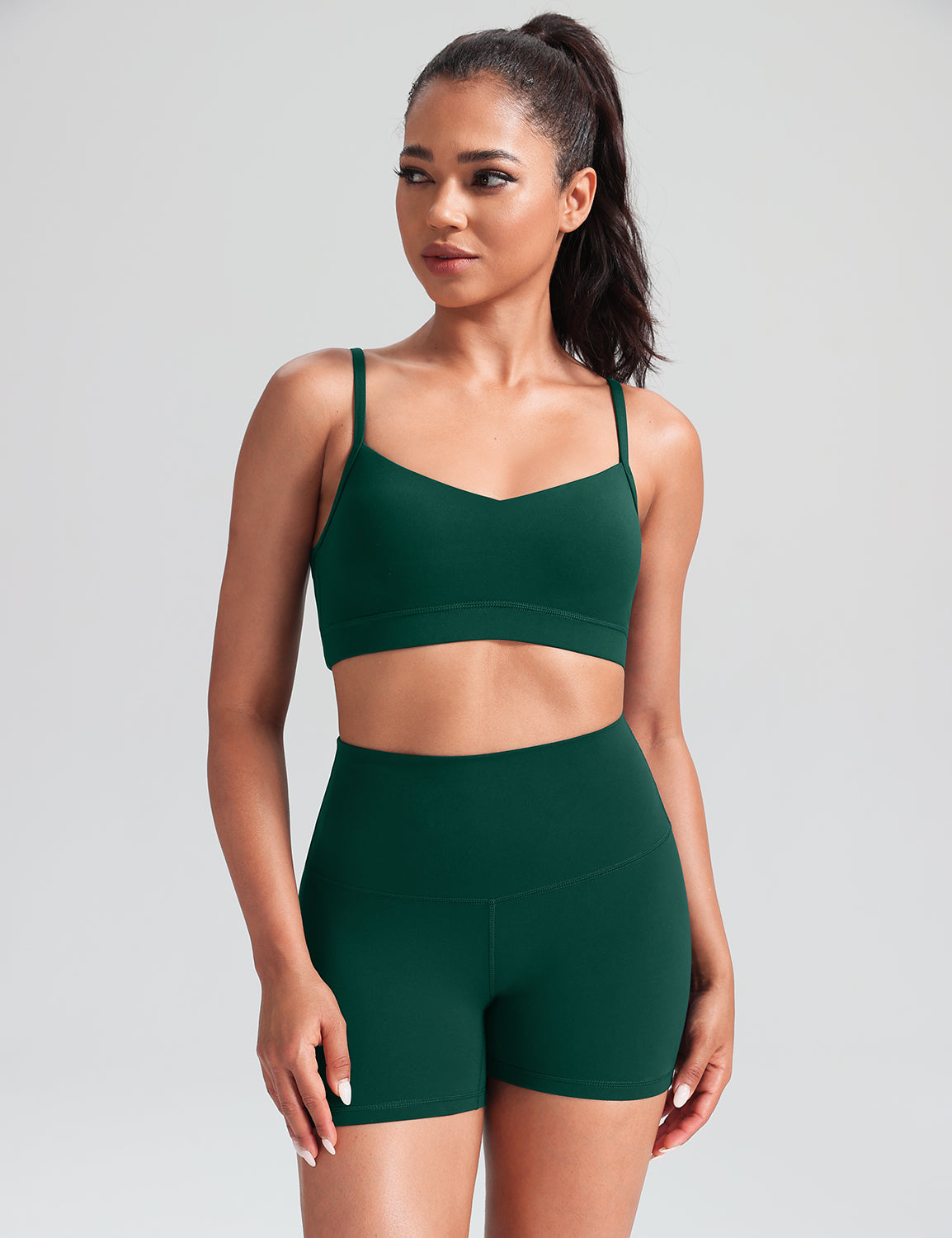 V Neck Sports Bra, A-C Cups