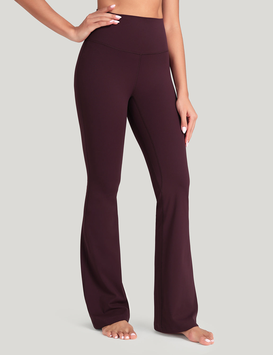 Harmony Flare Leggings Dark Plum