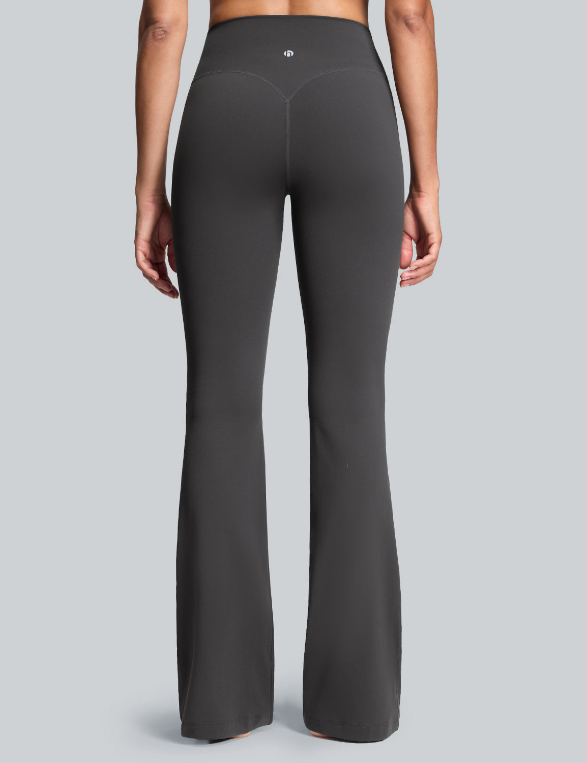 Harmony Flare Leggings No Front Seam Bold V-Dip Back