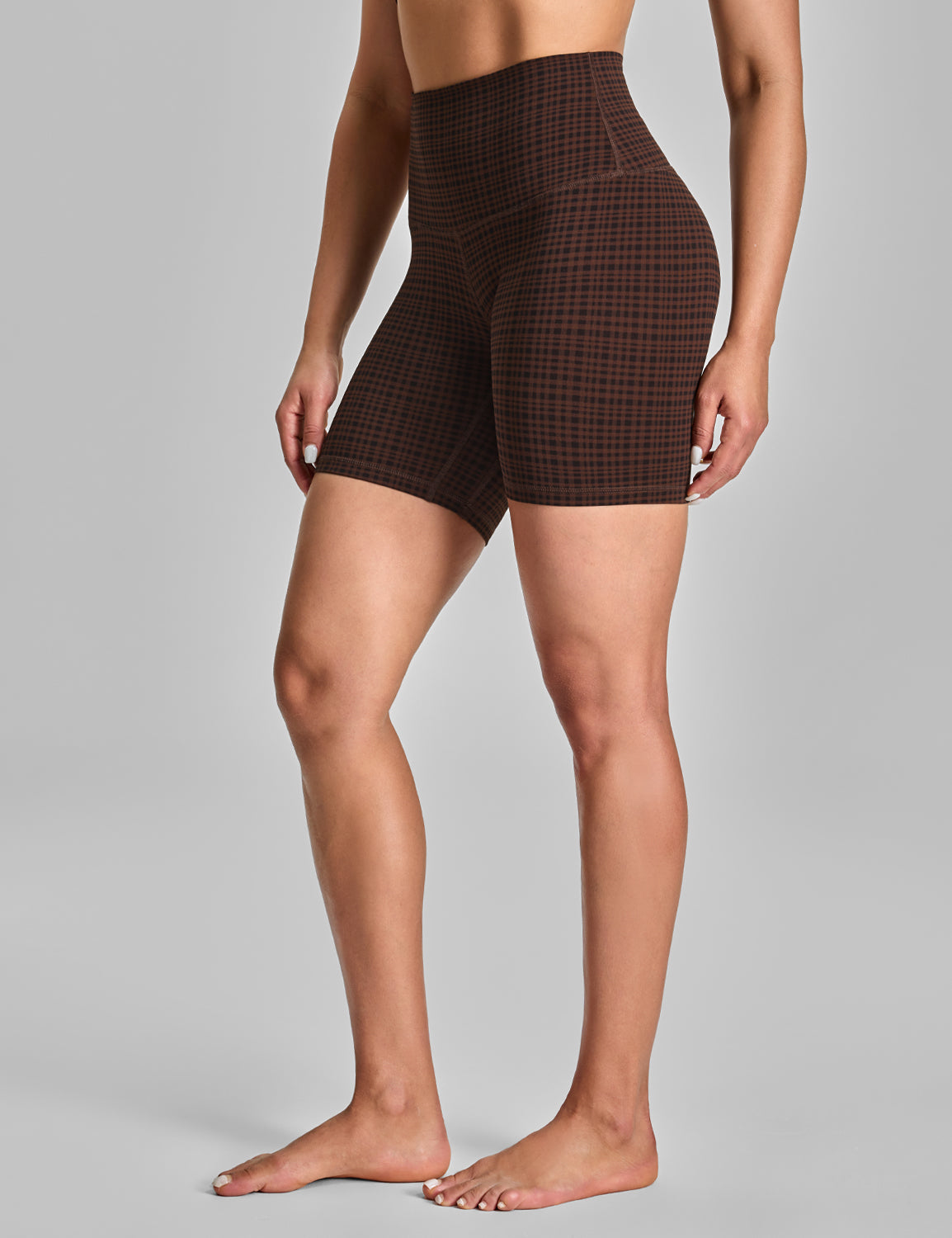 Athletic Shorts Vintage Desert Rose Grid