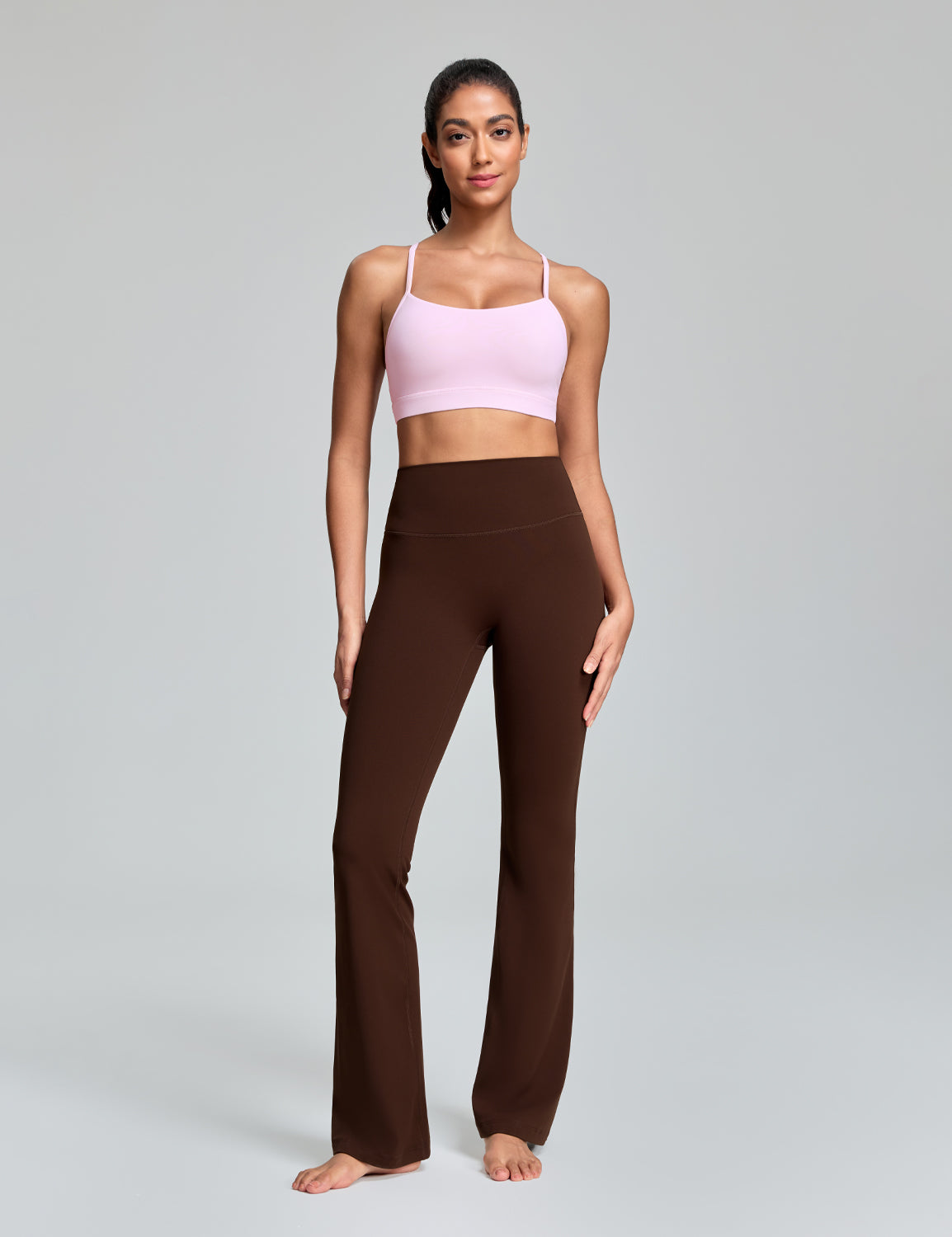 Mellow Flare Leggings No Front Seam