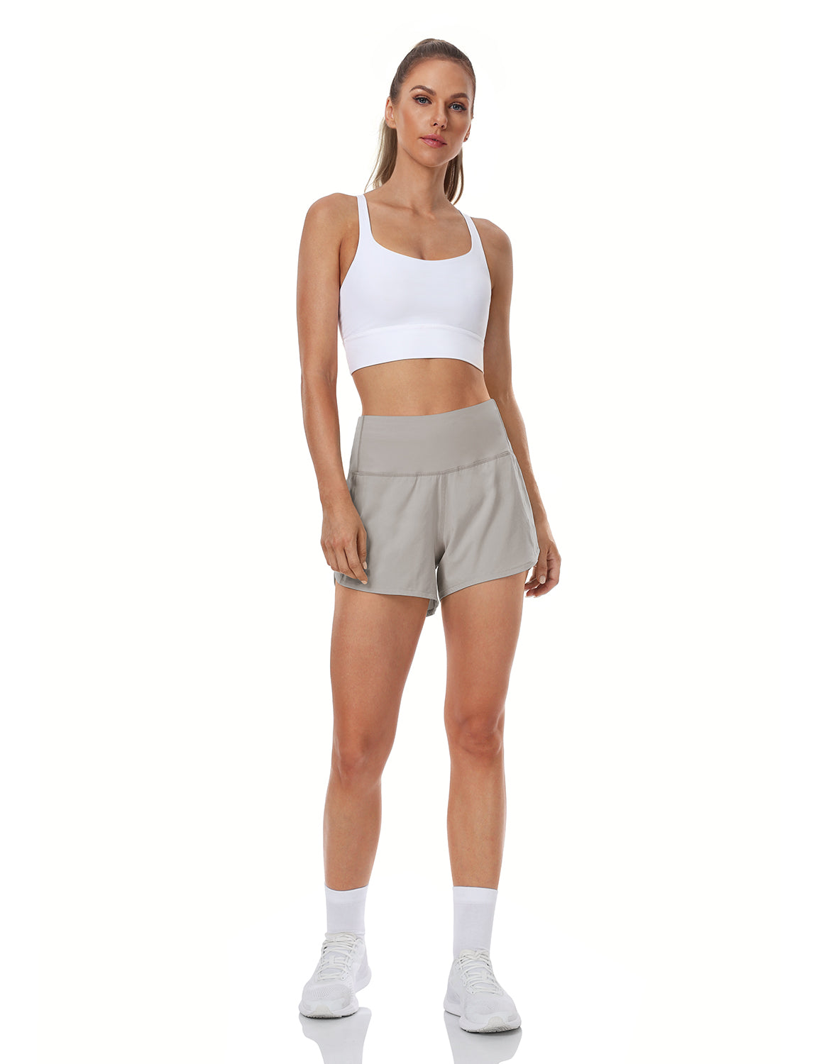 Running Shorts Pottery Grey