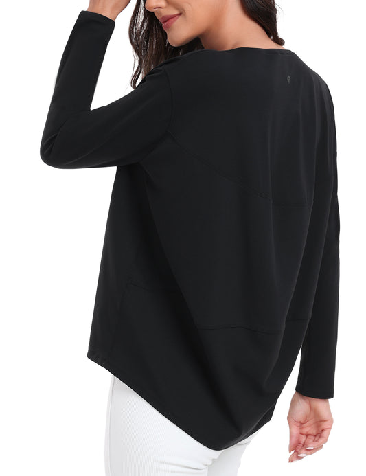 boat neck short long sleeve shirts