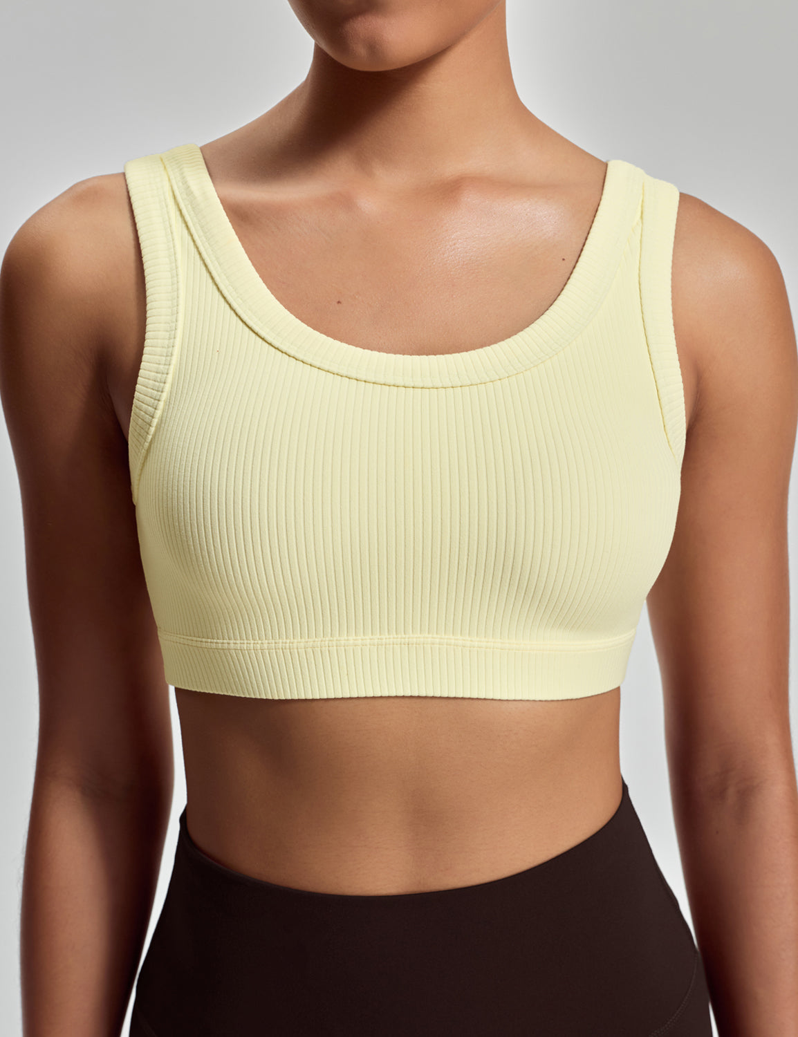 U Back Ribbed Bras, A-D Cups