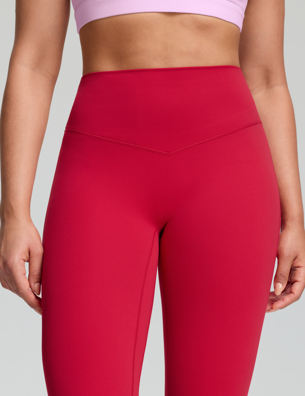 Harmony Flare Leggings No Front Seam Bold V-Dip Back