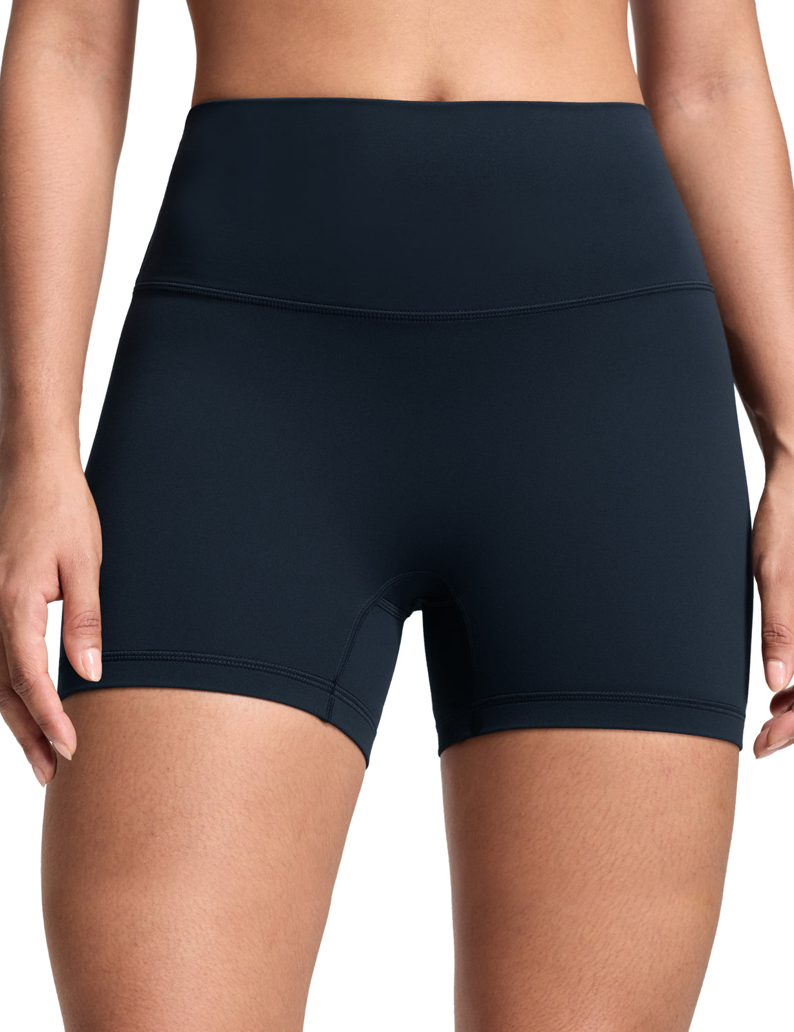 No Front Seam Athletic Shorts
