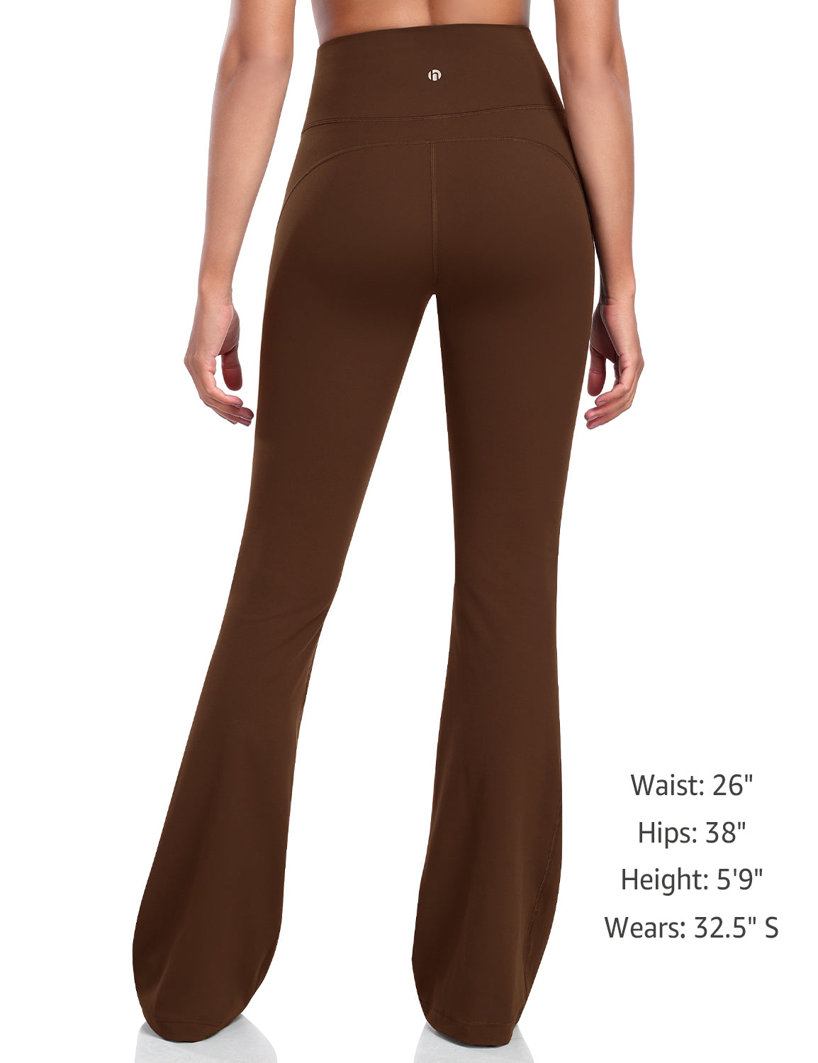 Mellow Flare Leggings 32.5 Java Coffee