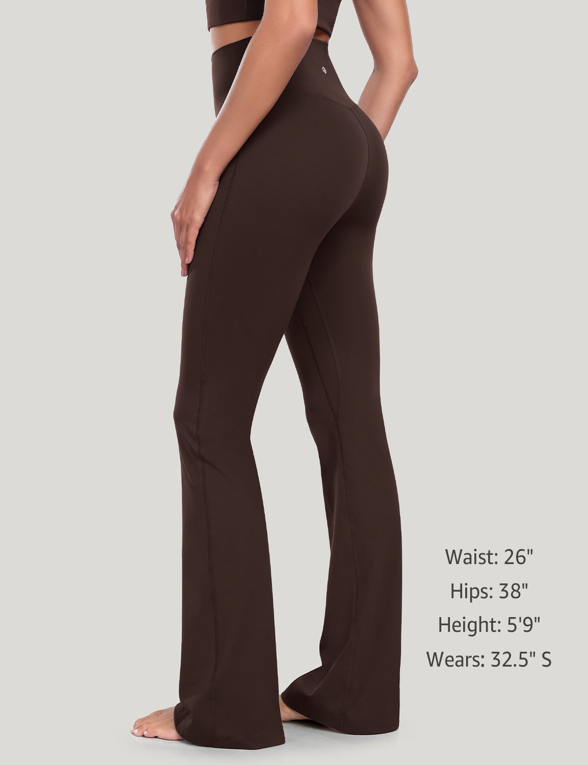 Harmony Flare Leggings Espresso