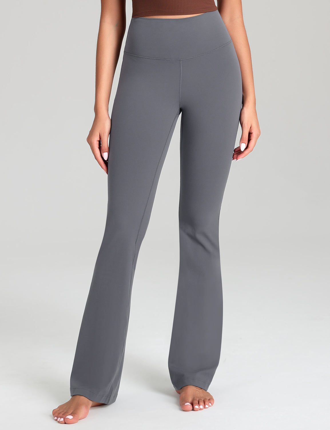 Mellow Flare Leggings Washed Denim