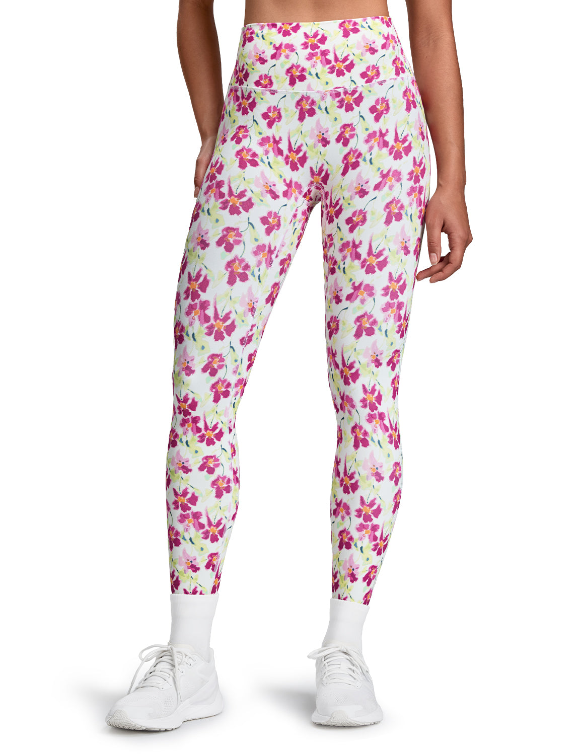 Yoga Leggings Hibiscus Floral