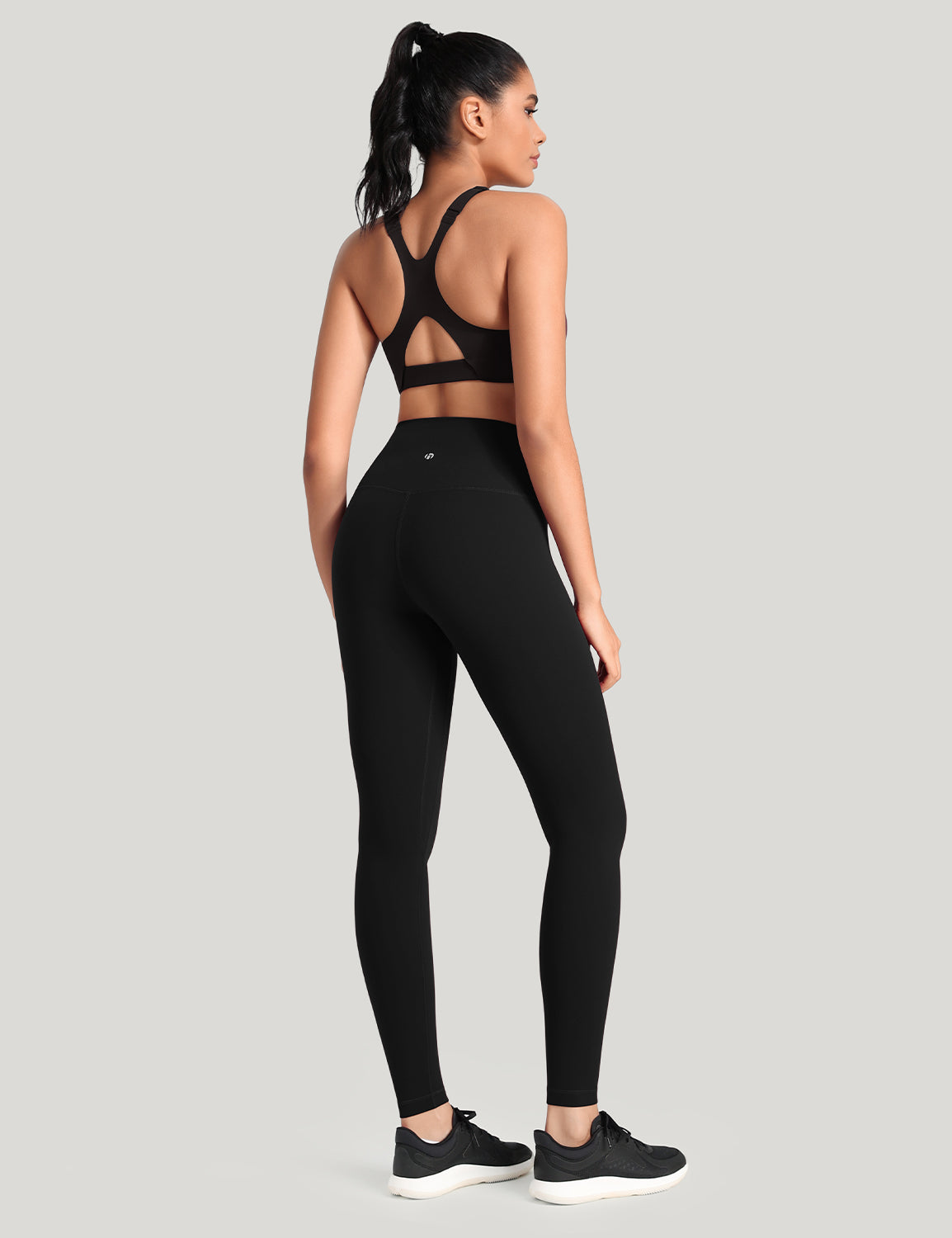 HeyNuts Workout Pro Full Length Yoga Leggings for Tall Women, Tummy Control Compression Athletic Yoga Pants 28''