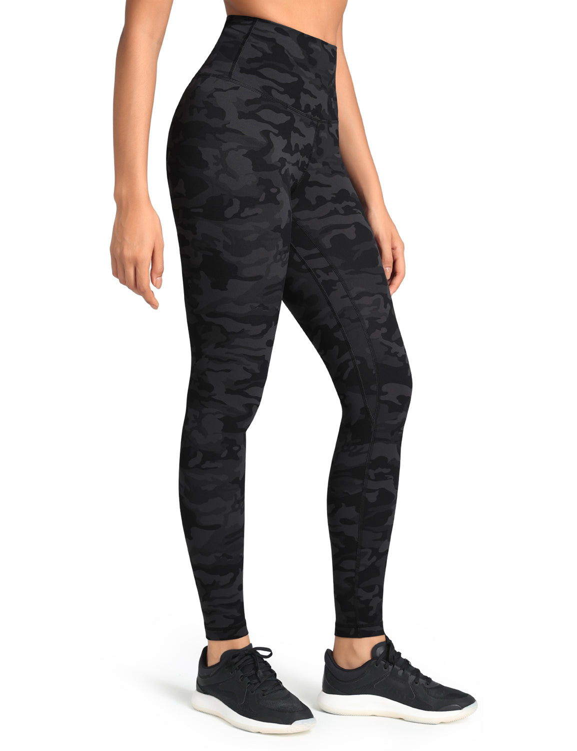HeyNuts Workout Pro Full Length Yoga Leggings for Tall Women, Tummy Control Compression Athletic Yoga Pants 28''