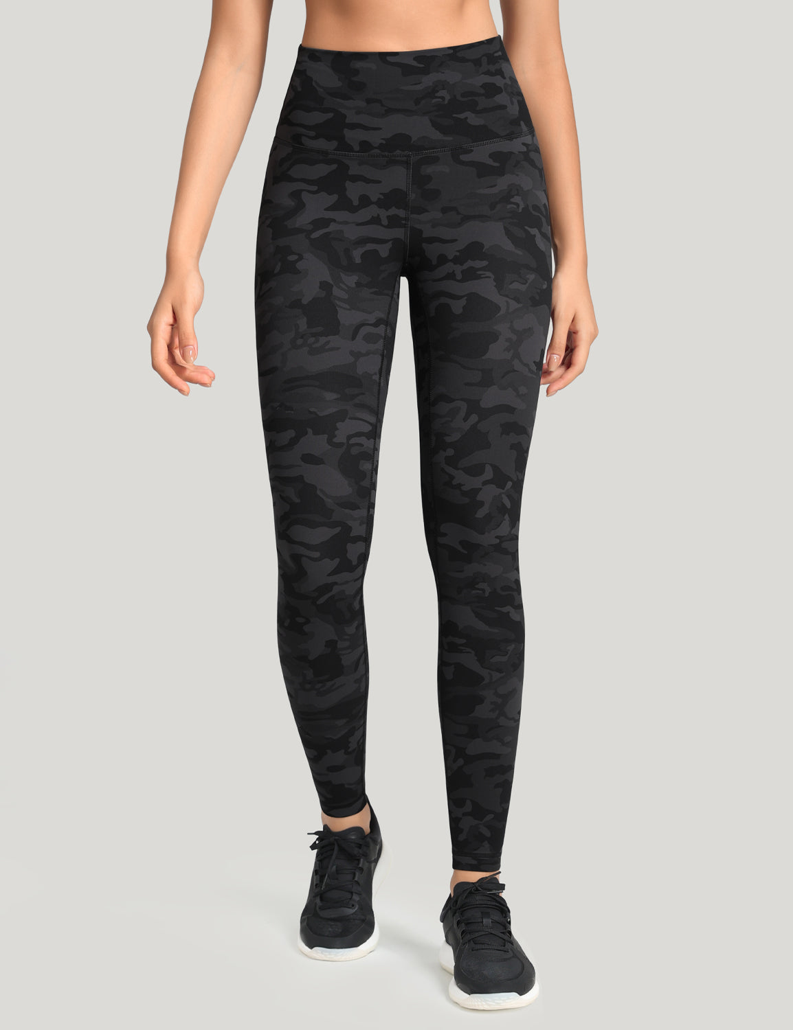 HeyNuts Workout Pro Full Length Yoga Leggings for Tall Women, Tummy Control Compression Athletic Yoga Pants 28''