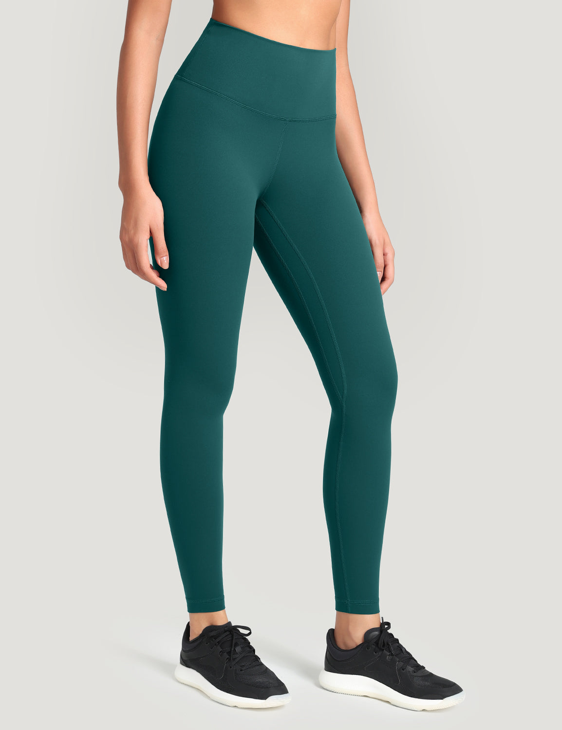 HeyNuts Workout Pro Full Length Yoga Leggings for Tall Women, Tummy Control Compression Athletic Yoga Pants 28''