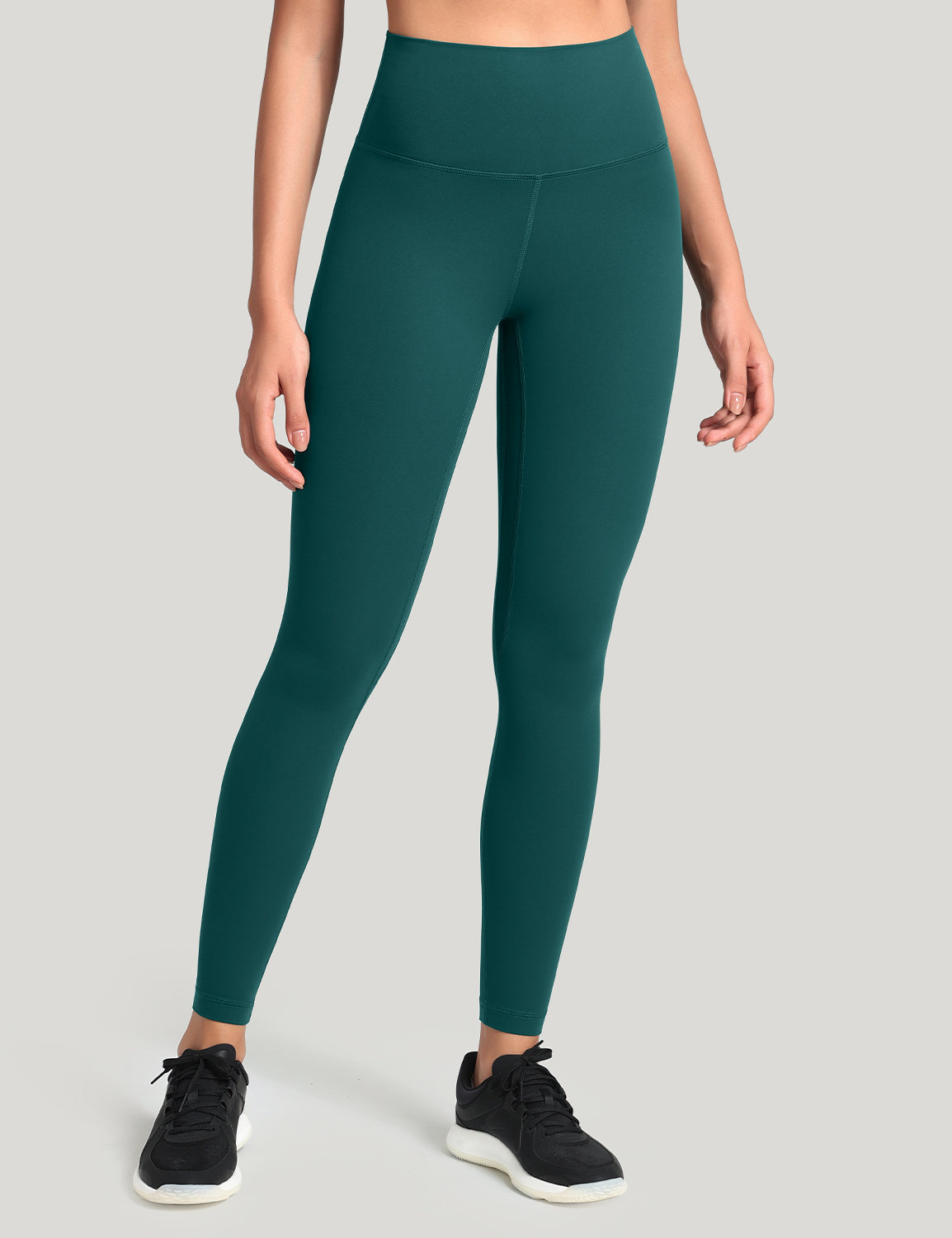 HeyNuts Workout Pro Full Length Yoga Leggings for Tall Women, Tummy Control Compression Athletic Yoga Pants 28''