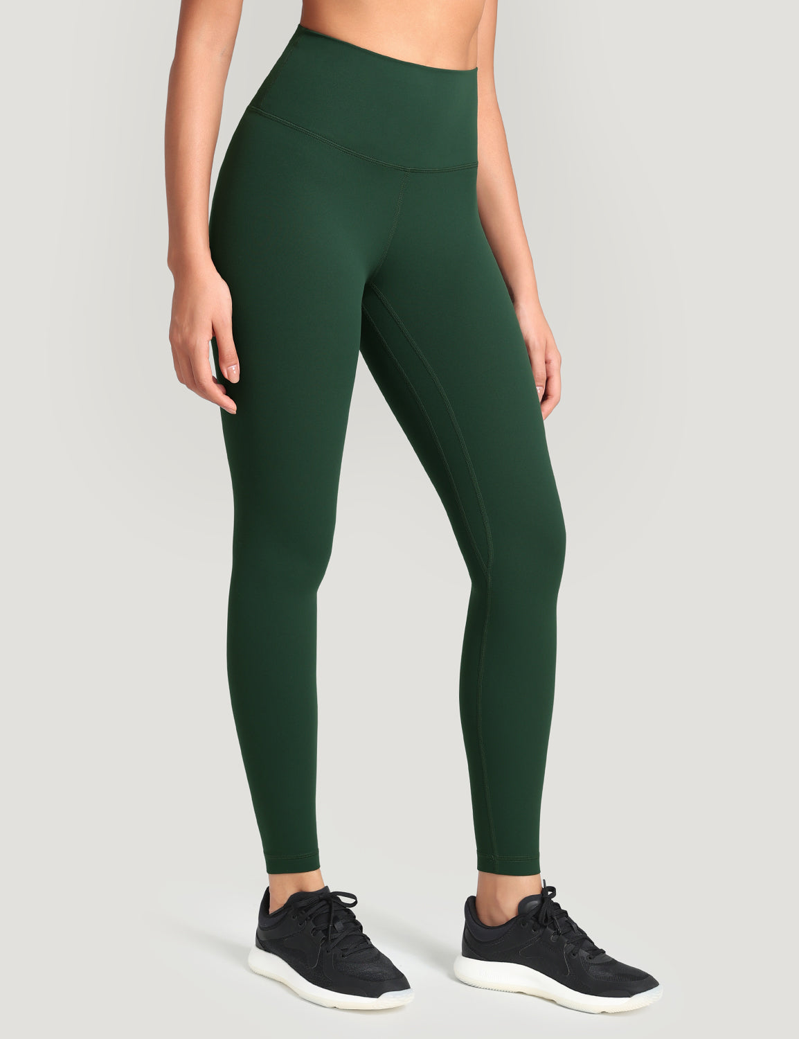 HeyNuts Workout Pro Full Length Yoga Leggings for Tall Women, Tummy Control Compression Athletic Yoga Pants 28''