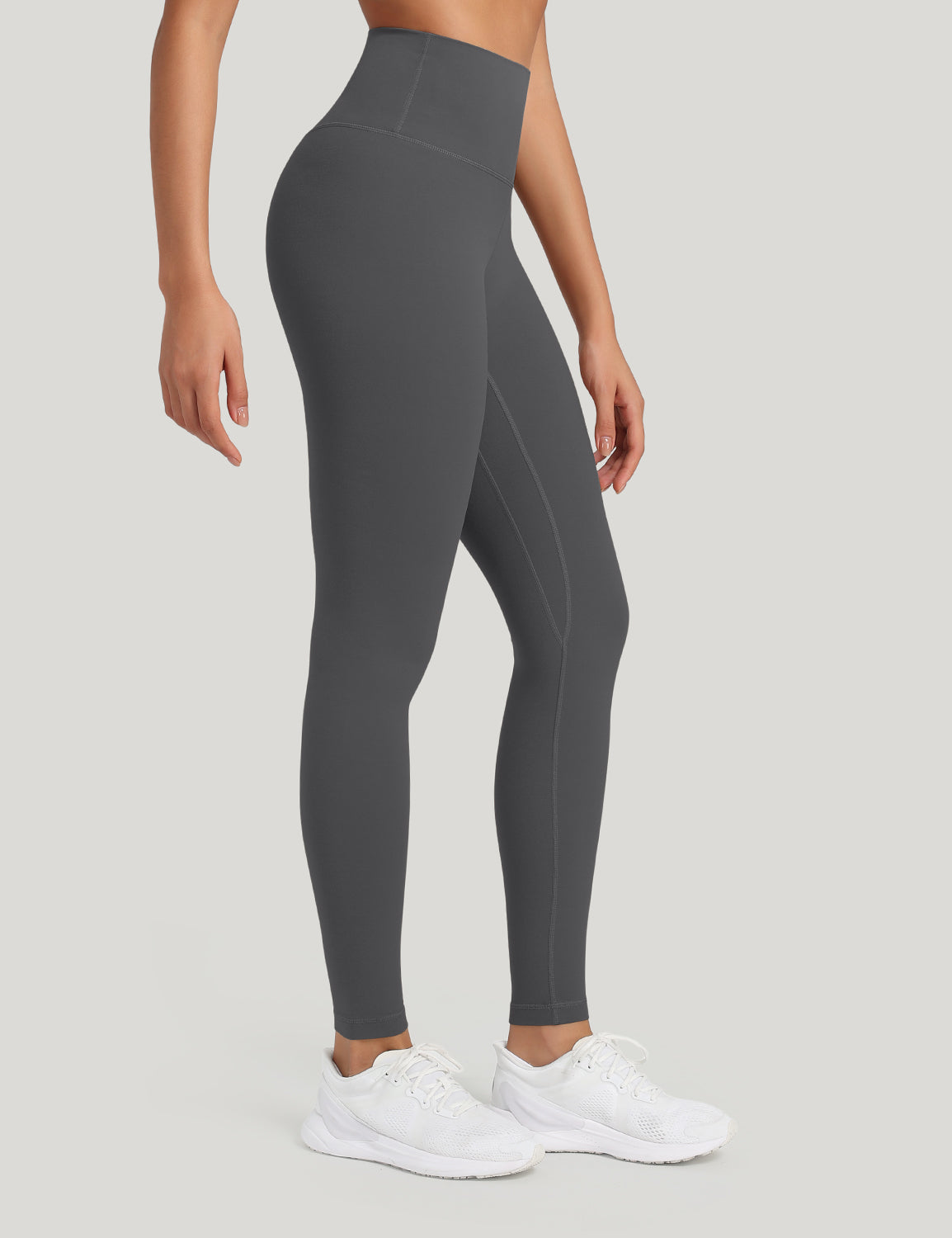 HeyNuts Workout Pro Full Length Yoga Leggings for Tall Women, Tummy Control Compression Athletic Yoga Pants 28''