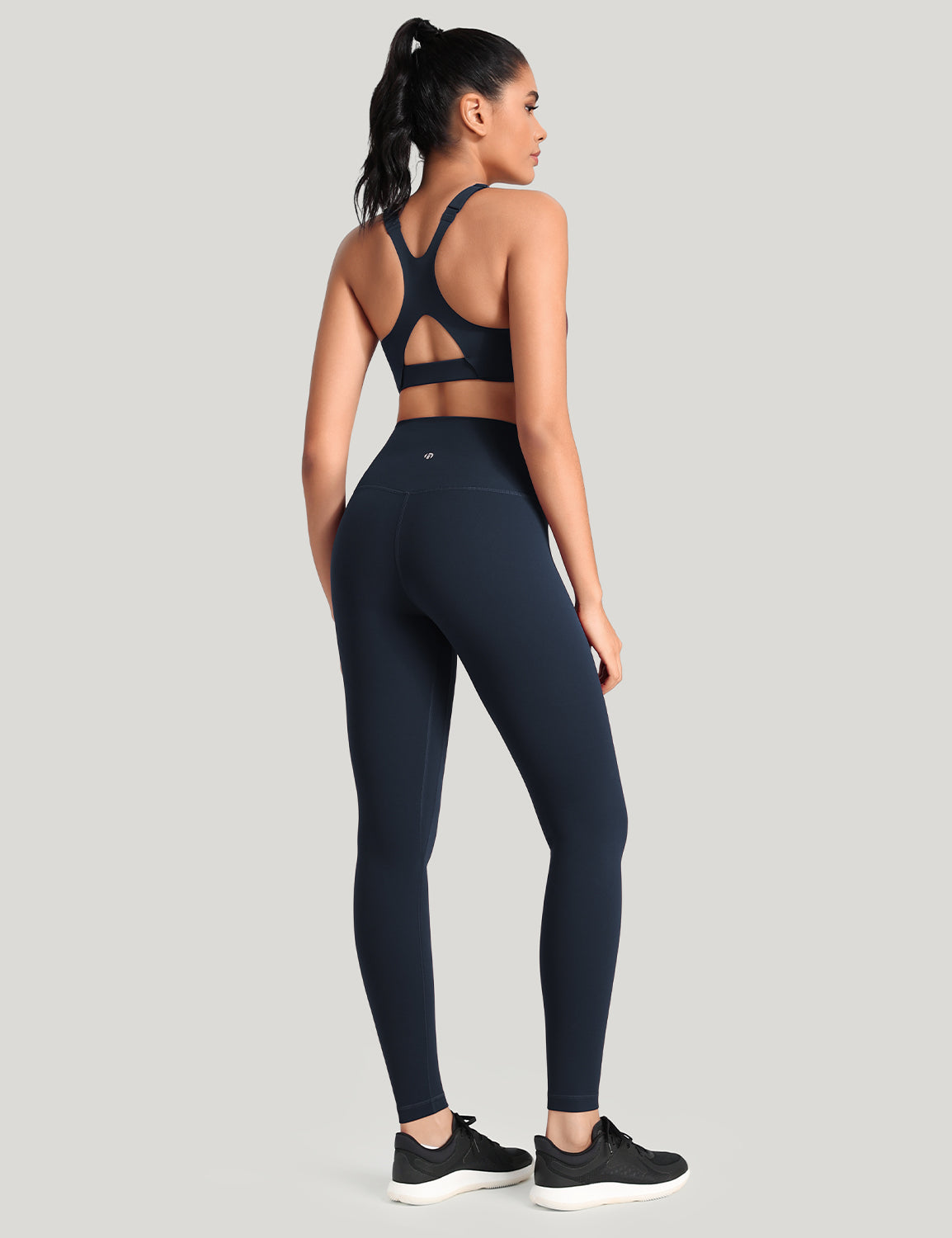 HeyNuts Workout Pro Full Length Yoga Leggings for Tall Women, Tummy Control Compression Athletic Yoga Pants 28''