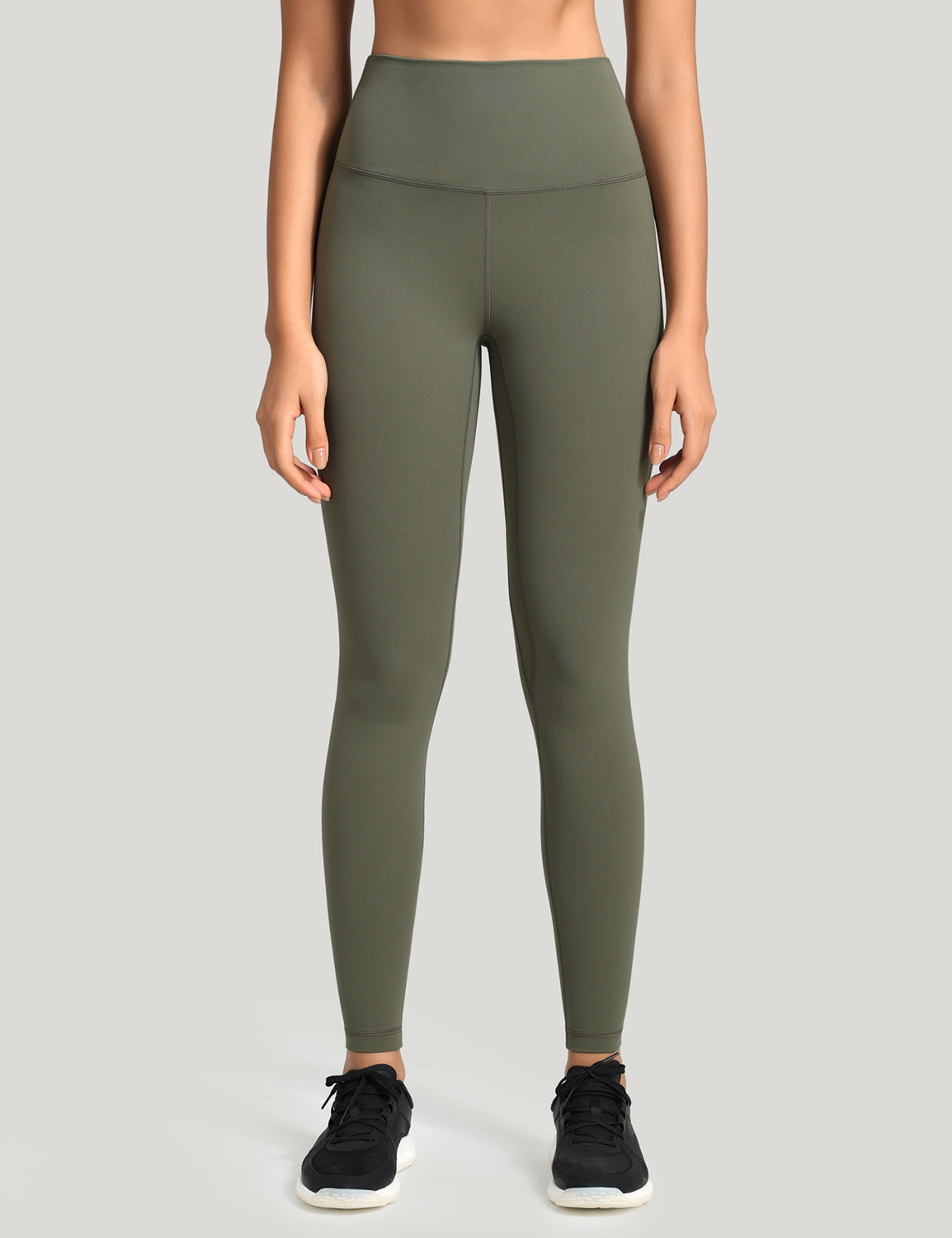 HeyNuts Workout Pro Full Length Yoga Leggings for Tall Women, Tummy Control Compression Athletic Yoga Pants 28''