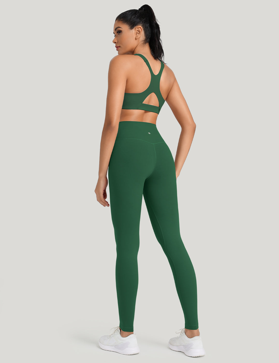 HeyNuts Workout Pro Full Length Yoga Leggings for Tall Women, Tummy Control Compression Athletic Yoga Pants 28''