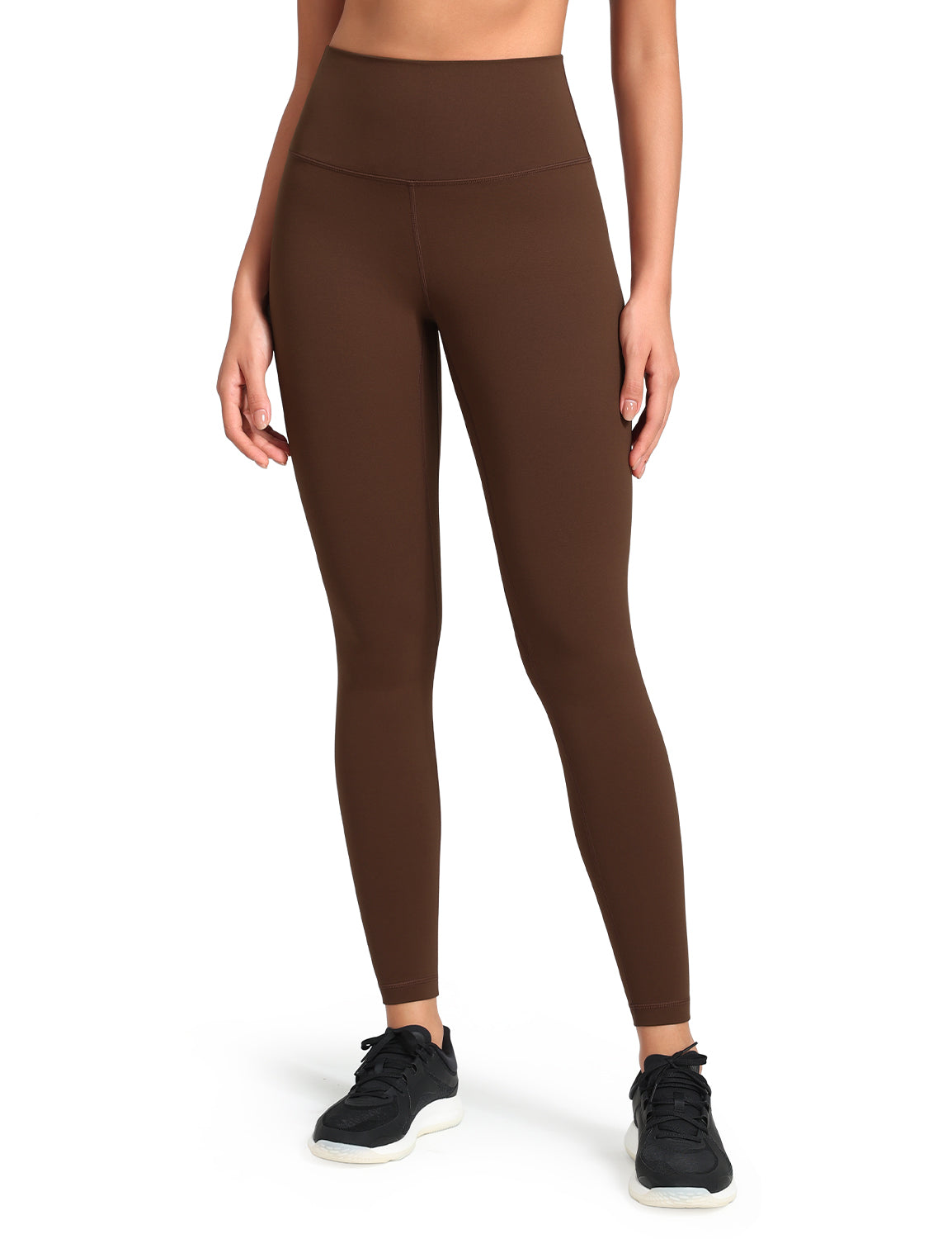 HeyNuts Workout Pro Full Length Yoga Leggings for Tall Women, Tummy Control Compression Athletic Yoga Pants 28''