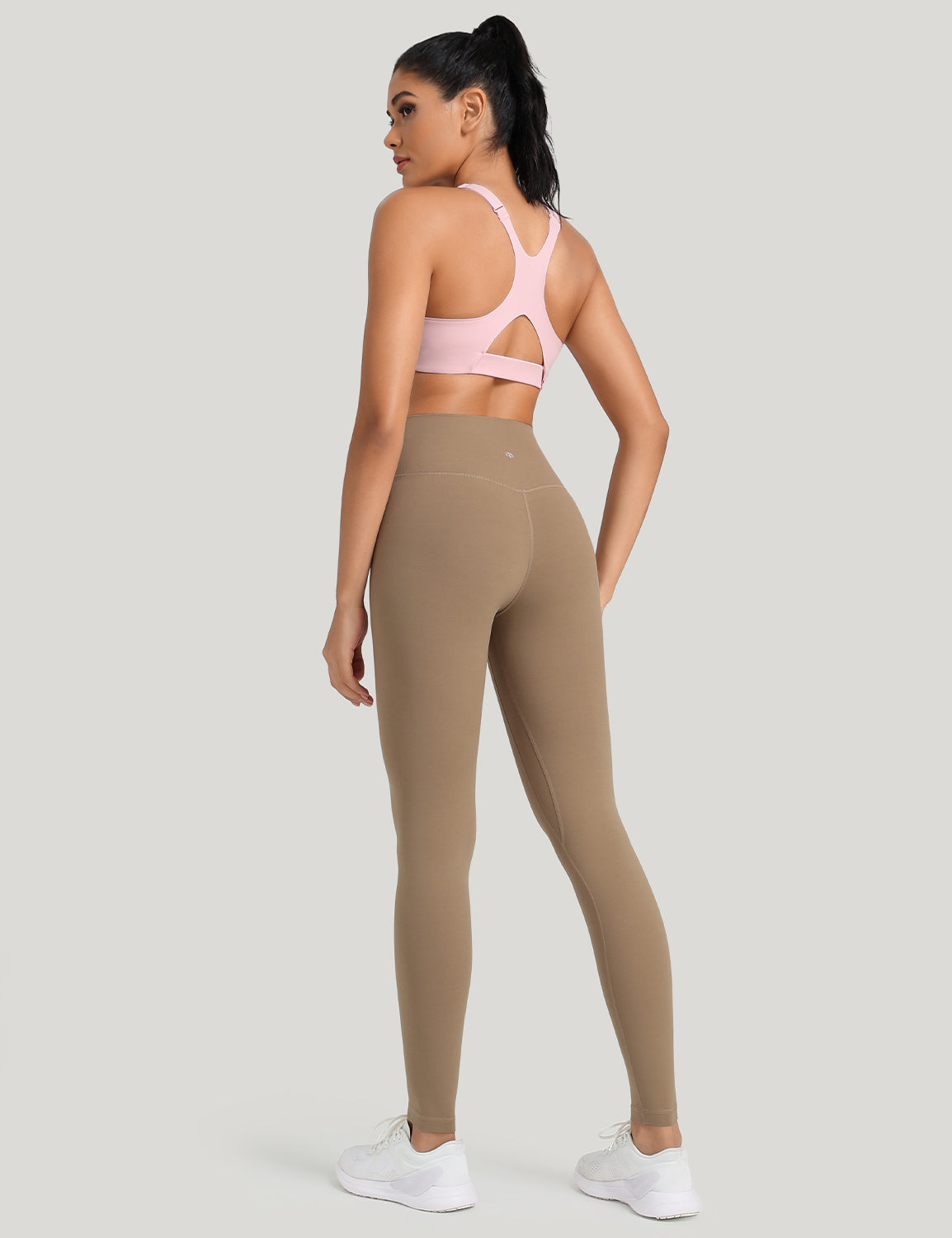 HeyNuts Workout Pro Full Length Yoga Leggings for Tall Women, Tummy Control Compression Athletic Yoga Pants 28''