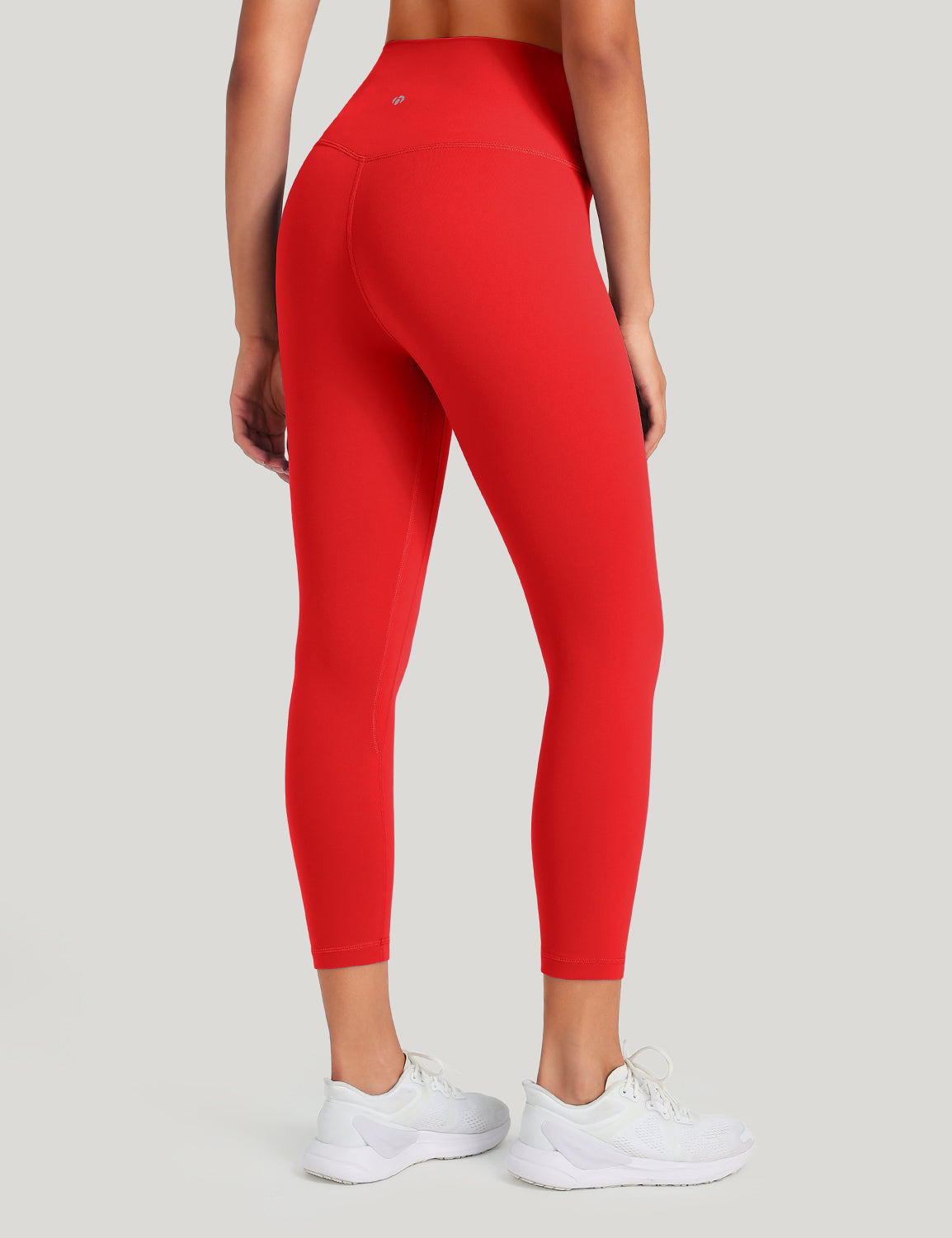 HeyNuts Workout Pro High Waisted Yoga Capris Leggings, Tummy Control Running Exercise Cropped Pant 21''