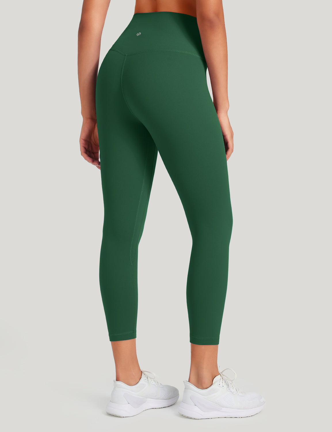 HeyNuts Workout Pro High Waisted Yoga Capris Leggings, Tummy Control Running Exercise Cropped Pant 21''