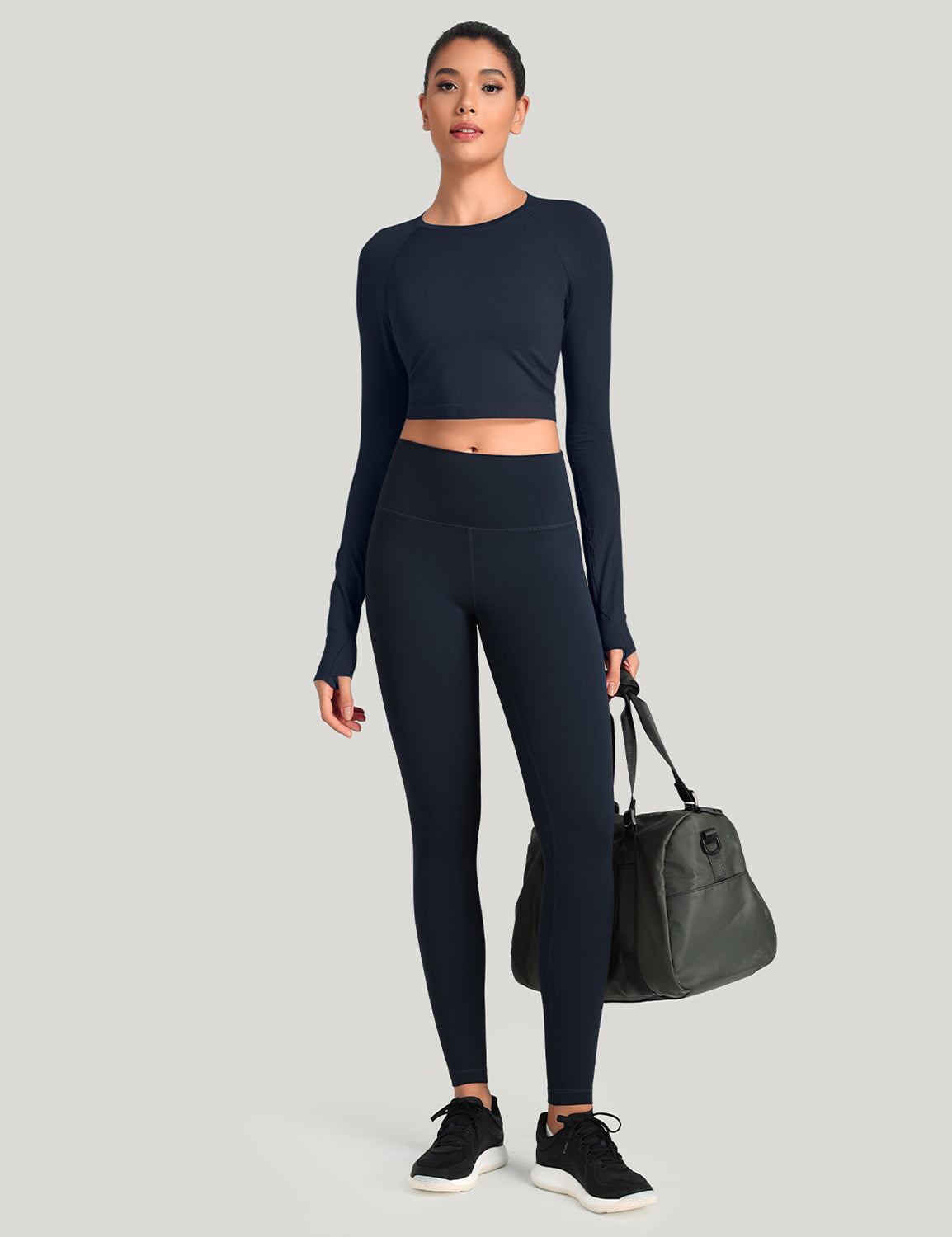 HeyNuts Workout Pro Extra Long Leggings for Tall Women, High Waisted Athletic Tummy Control Leggings Soft Yoga Pants 31''