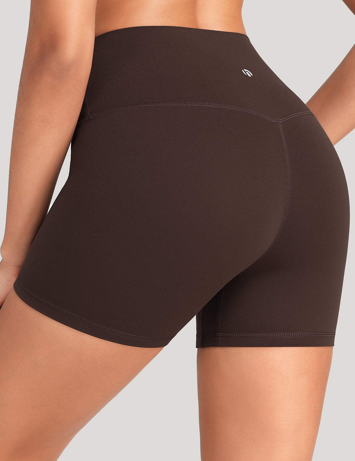 HeyNuts Workout Pro Biker Short for Women, High Waisted Tummy Control Fitness Running Yoga Gym shorts 4''