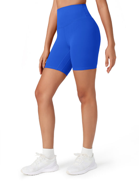 HeyNuts Women's Workout Pro Biker Short, High Waisted Tummy Control Athletic Running Spandex Yoga shorts 6''