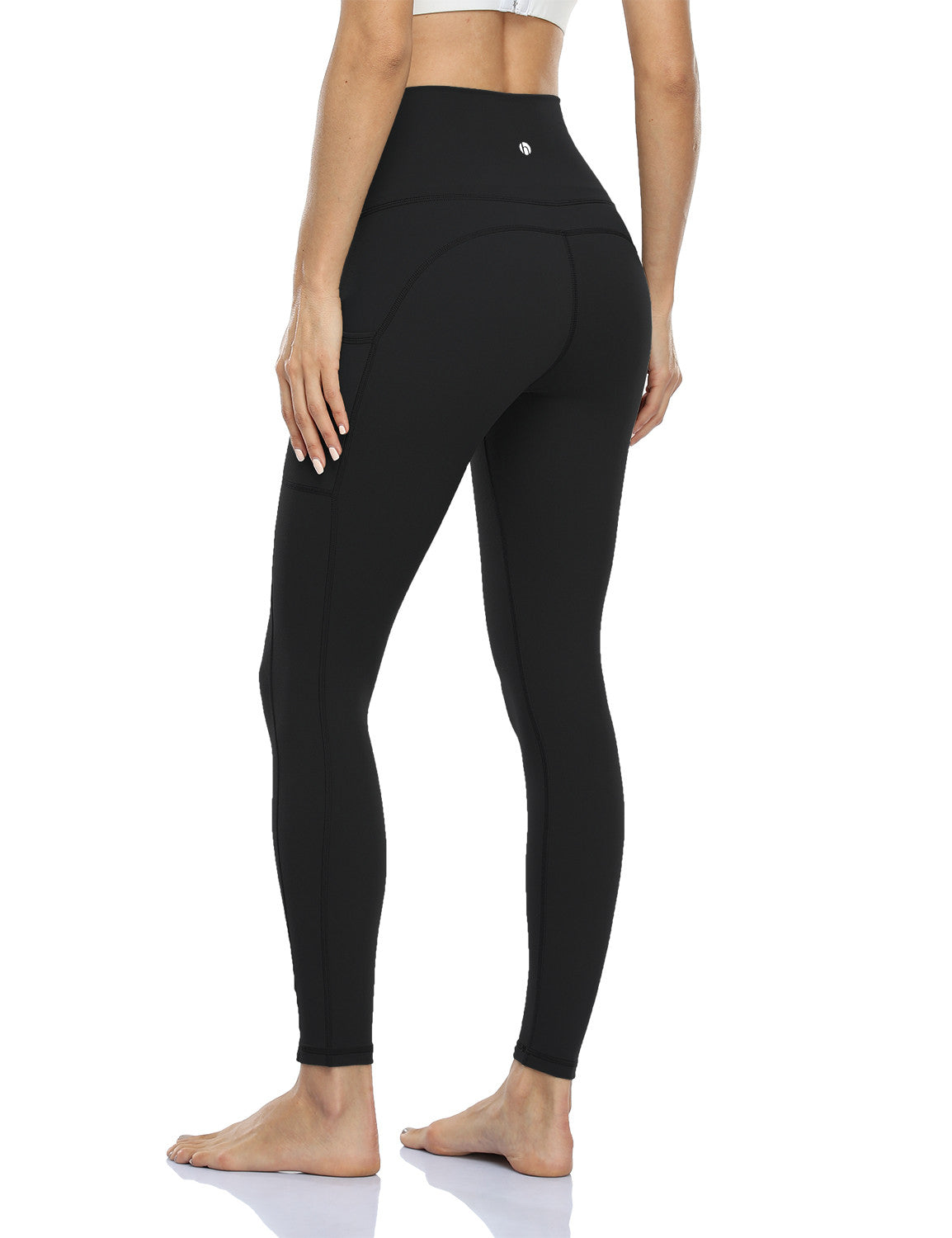 HeyNuts Hawthorn Athletic Women's Essential II High Waisted Yoga Leggings  7/8 Length Workout Pants with Side Pockets 25'' : Buy Online at Best Price
