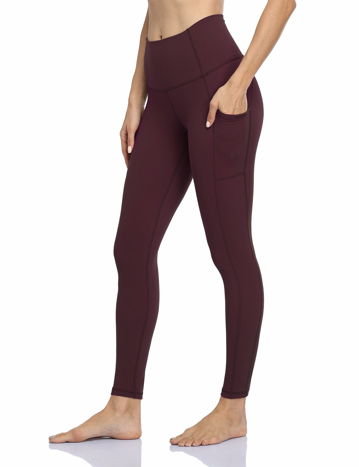 HeyNuts Pure&Plain 7/8 High Waisted Leggings for Women, Athletic  Compression Tummy Control Workout Yoga Pants 25'' Berry Magenta XXS(00) :  Buy Online at Best Price in KSA - Souq is now : Fashion