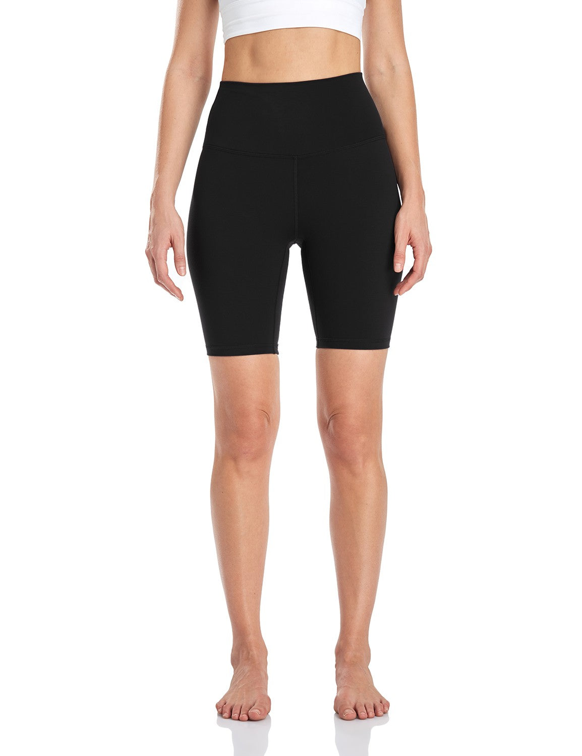 HeyNuts Essential Yoga Shorts 8'' Biker Shorts