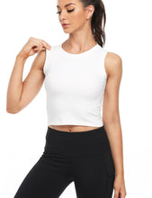 Load image into Gallery viewer, Yoga Tank Tops White
